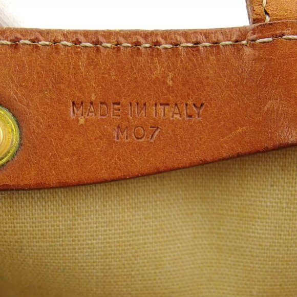 CELINE Handbag Macadam Beige PVC ?~ Leather Authentic USED - Picture 8 of 9